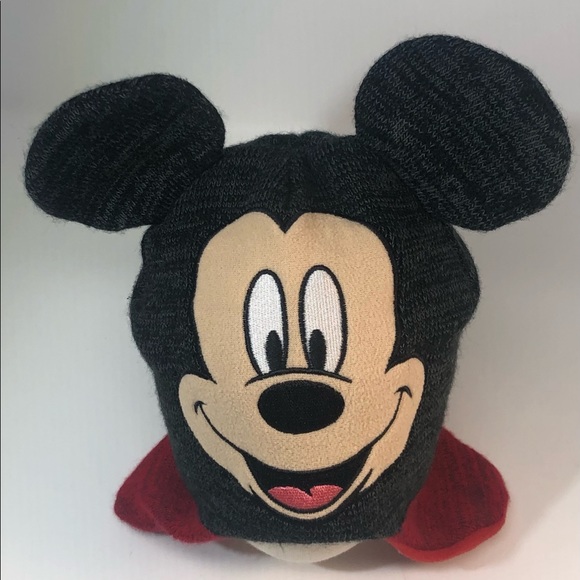 Toddlers Mickey Mouse Stocking Hat W/ Ears - Picture 2 of 6